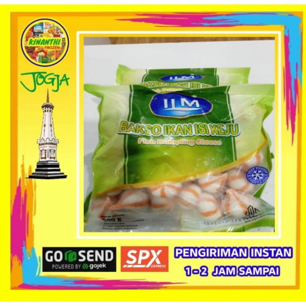 

ILM premium Bakso ikan keju 500 gr, Jogja Frozen