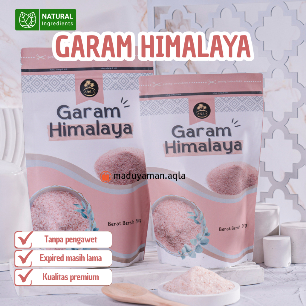 

Garam Himalaya 250gr Garam Himalaya 500gr Himalayan Salt Himsalt Original Himsalt Organik Penyedap Bumbu Masak Bumbu Dapur Penyedap Rasa Penyedap Makanan