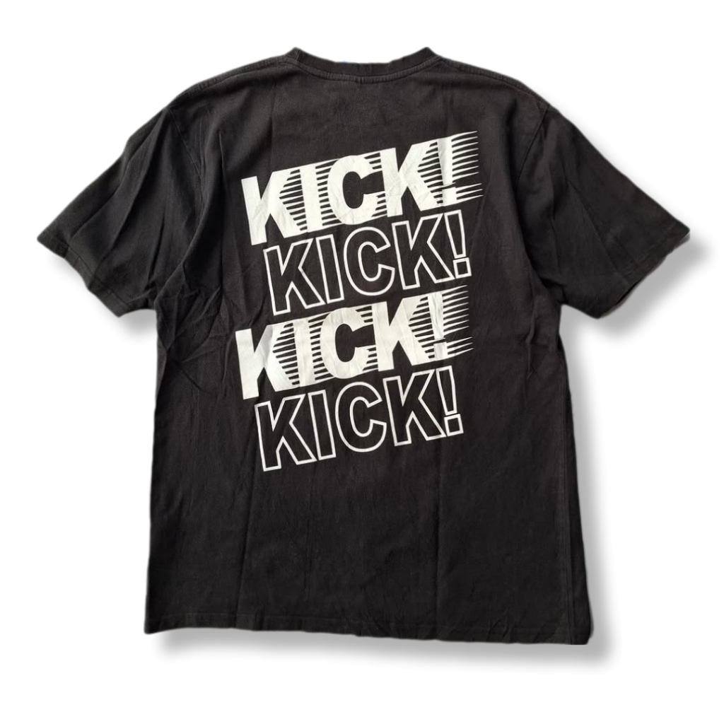 NASTY KICK BLACK T-SHIRT | KAOS | GS