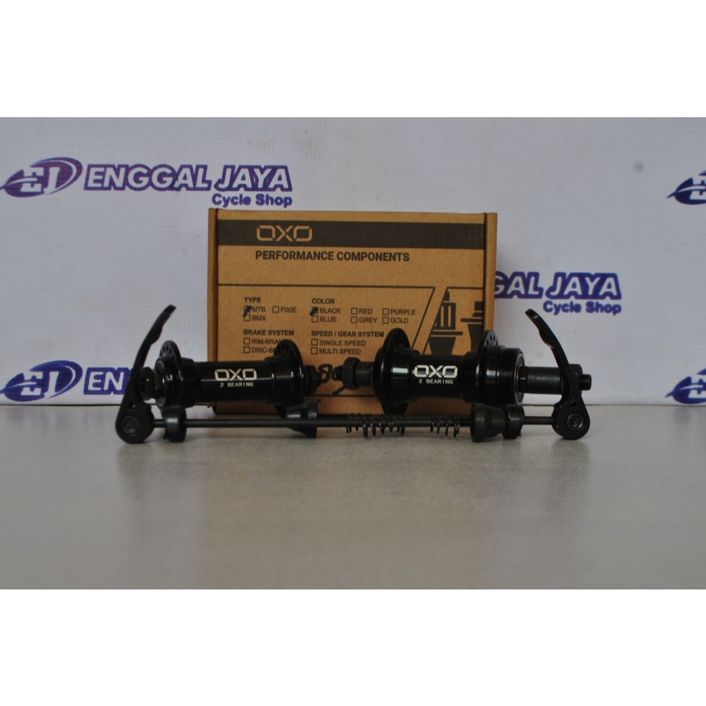 Hub Freehub OXO HB809 Alloy Bearing 36H Drat Ulir V Brake By Strummer TAIWAN - Hub BEARING QR Drat V