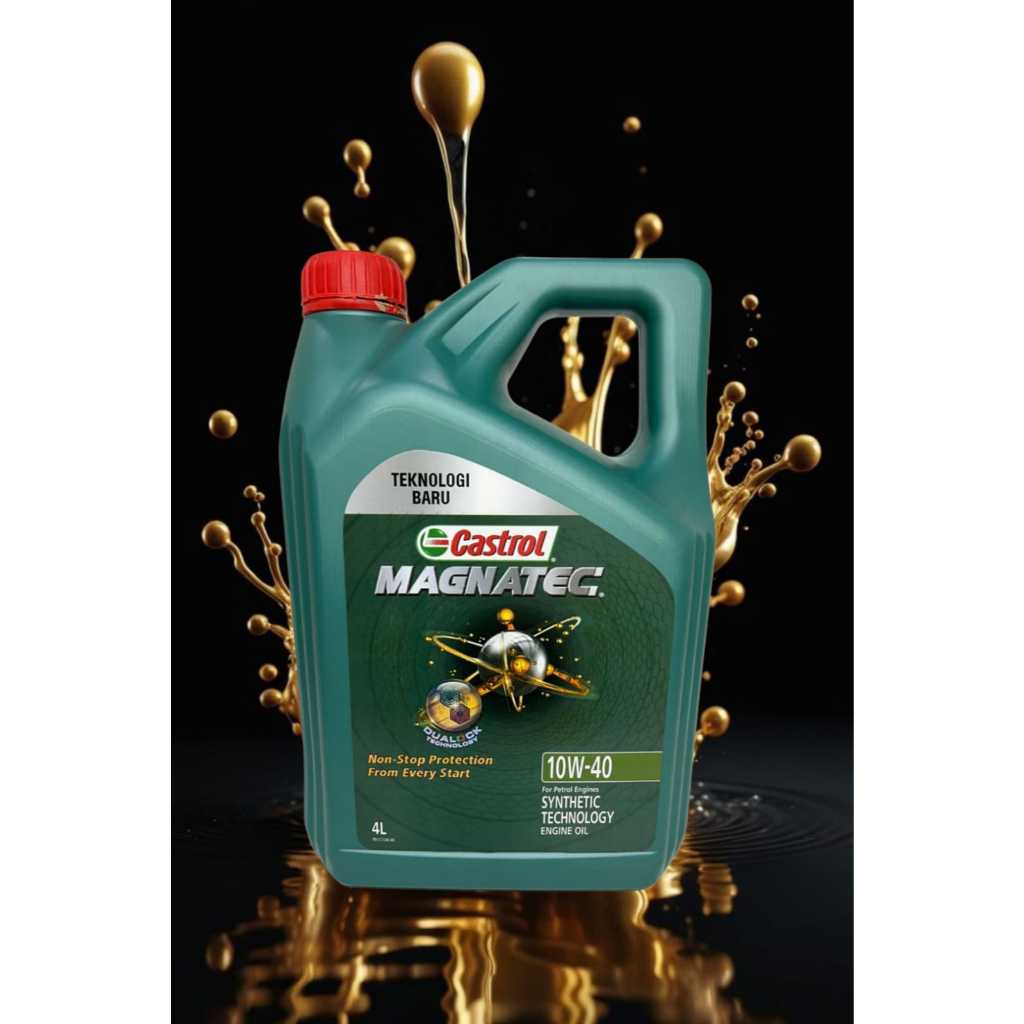 OLI MESIN CASTROL MAGNATEC 4 LITER CASTROL MAGNATEC 4000 ML