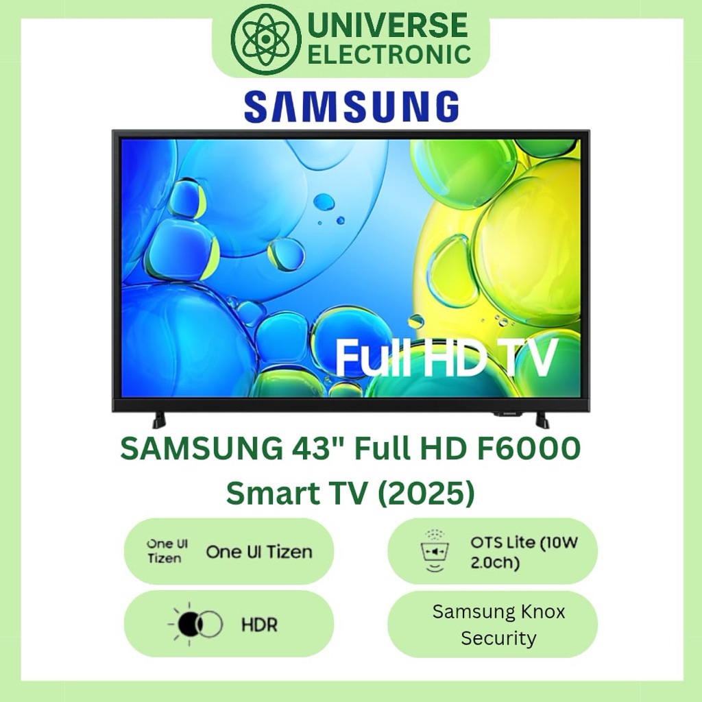 SAMSUNG 43FE60EF /43F6000/43FE60EFKXXD FULL HD SMART TV 43 inch 2025 series