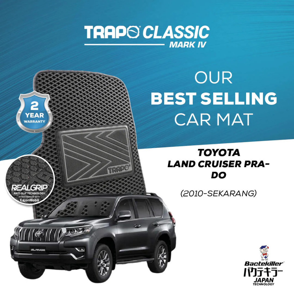 Karpet Mobil Trapo Toyota Land Cruiser Prado (2010-Sekarang) Karpet Land Cruiser Prado
