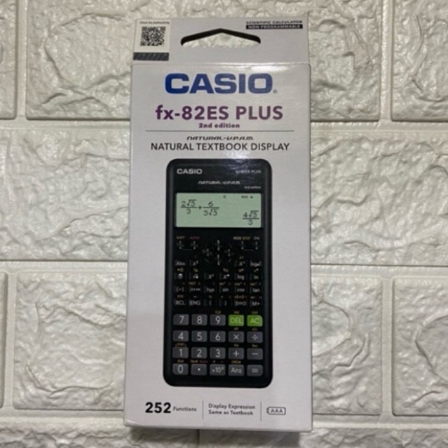 

TERMURAH‼️KALKULATOR SCIENTIFIC CASIO FX-82ES PLUS 2ND EDITION ORIGINAL