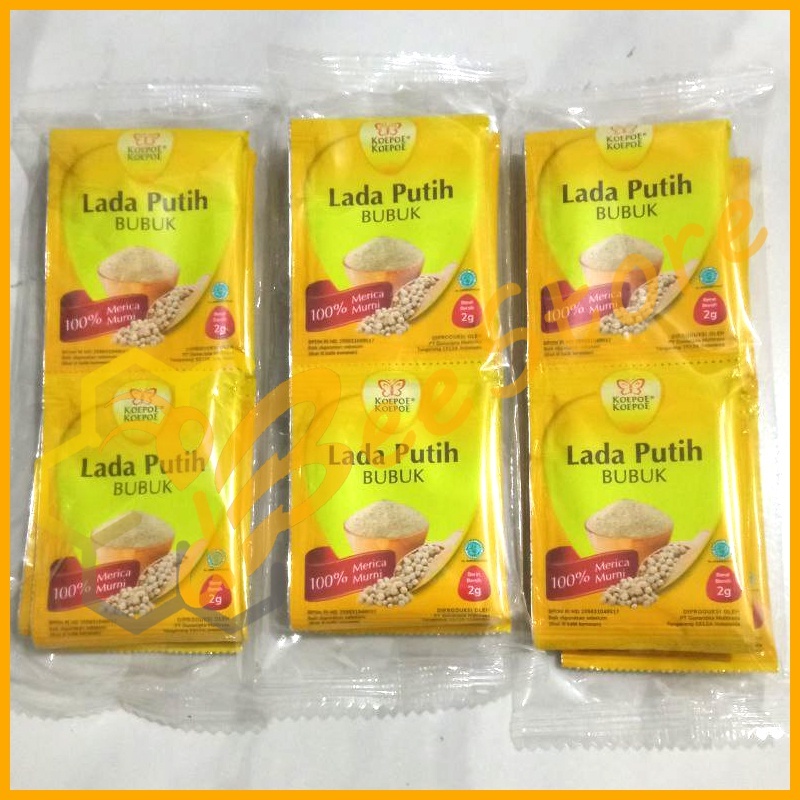 

[oddsolshop] pekanbaru/Koepoe Koepoe Lada Putih Bubuk 10 PCS 2GR