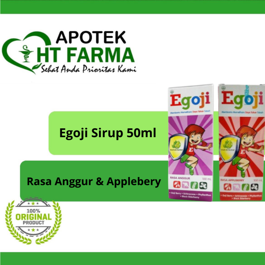 

HARGA PROMOOOOO !!!! Egoji Sirup Rasa Anggur (EXP:11/2025) & Appleberry 50ml (EXP:12/2025)