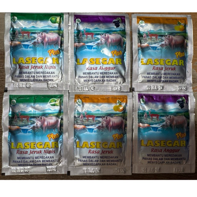 

Lasegar sachet 1 renteng isi 12pcs