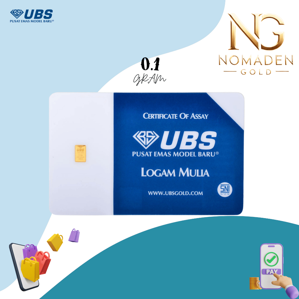 Logam Mulia UBS 0.1 Gram