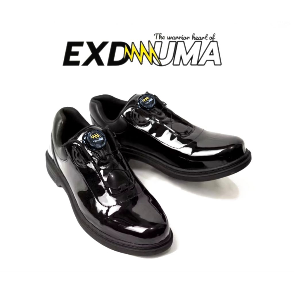 SEPATU PDH EXDUMA KILAP TALI PUTAR/SEPATU DINAS RESMI/SEPATU KANTOR KILAP