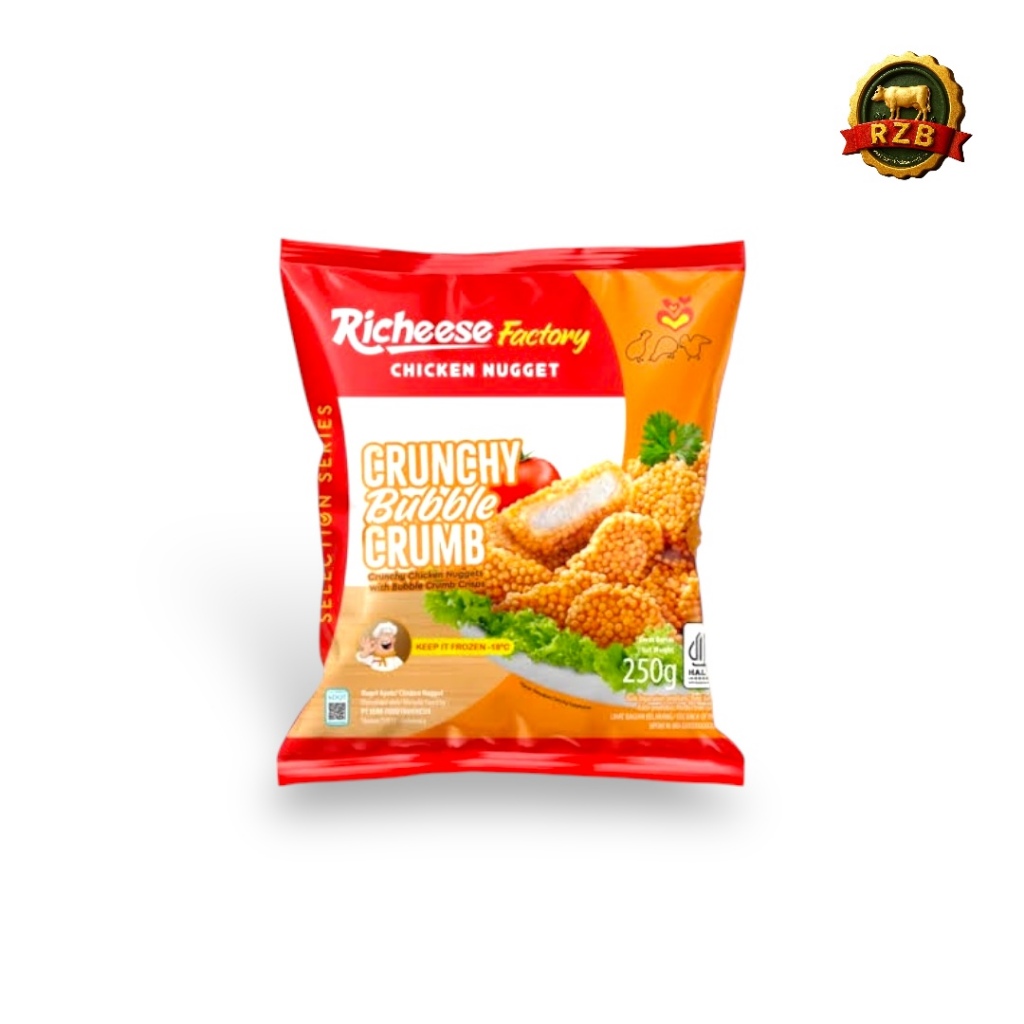 

Richeese Chicken Nugget Bubble 250gr
