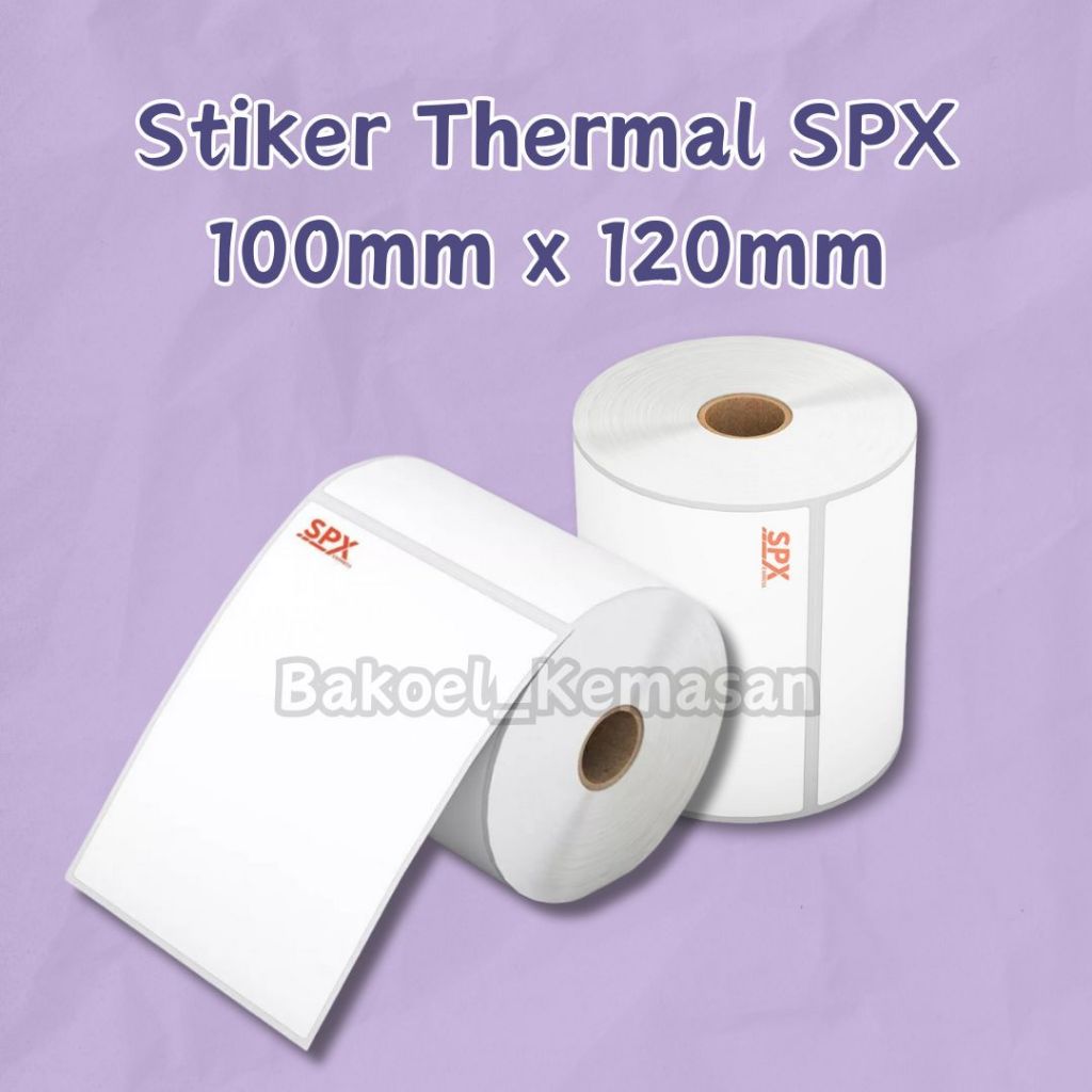 

Kertas Thermal SPX Ukuran 120mm 150mm Isi 250 Lembar (1 Roll)