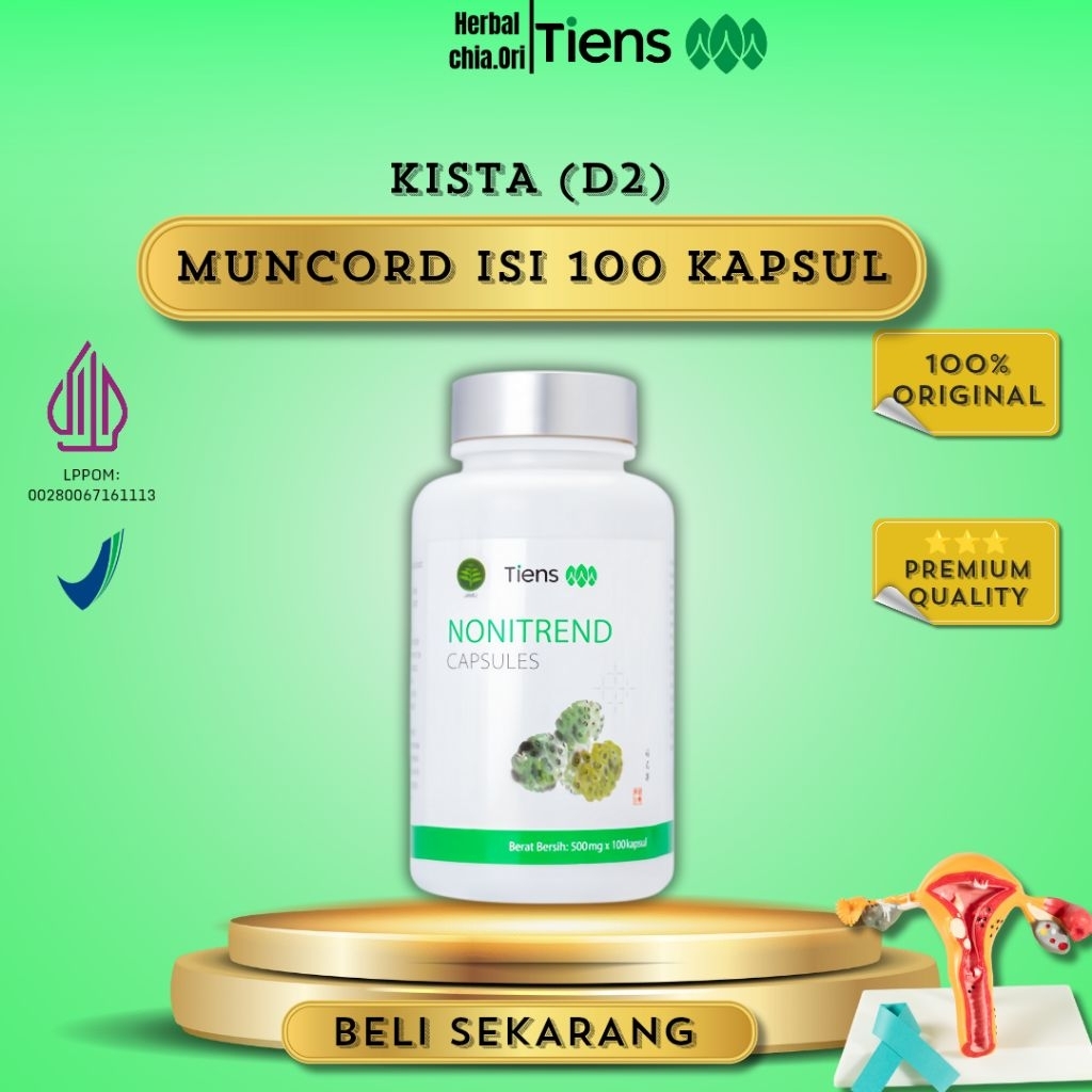 Obat Kista Ovarium Kista Bartholin Kista Endometriosis Kista Miom Obat Herbal Nonitrend tiens Pengob