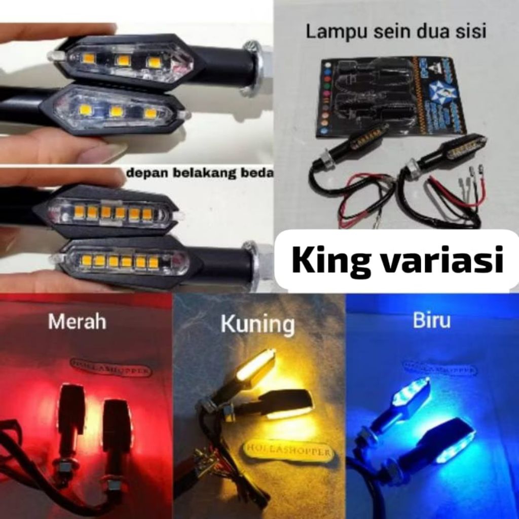 SEIN RUNNING LED PANAH 2 SISI SEIN RUNNING VIXION CBR CB KLX XABLE TIGER SCORPIO CRF RX KING DLL UNI