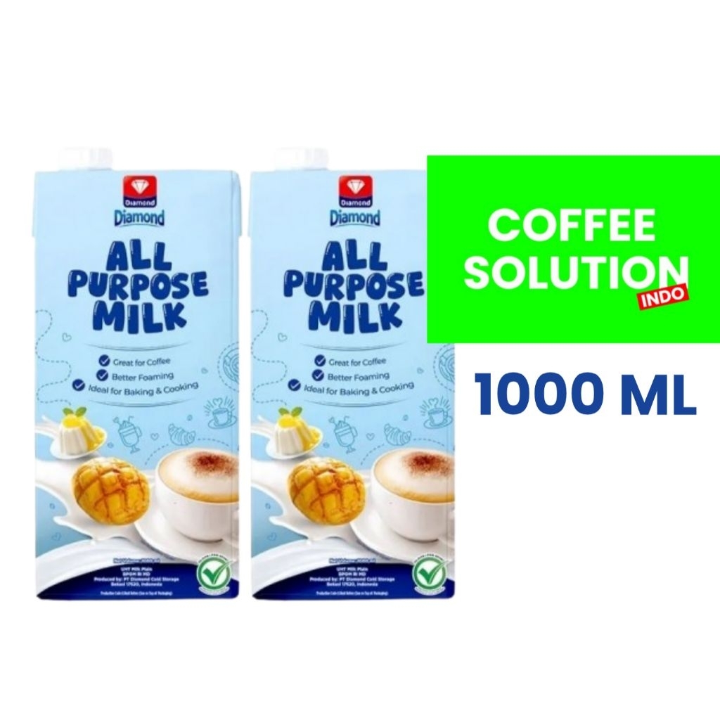 

TERMURAH!!! DIAMOND UHT ALL PURPOSE MILK 1000ML