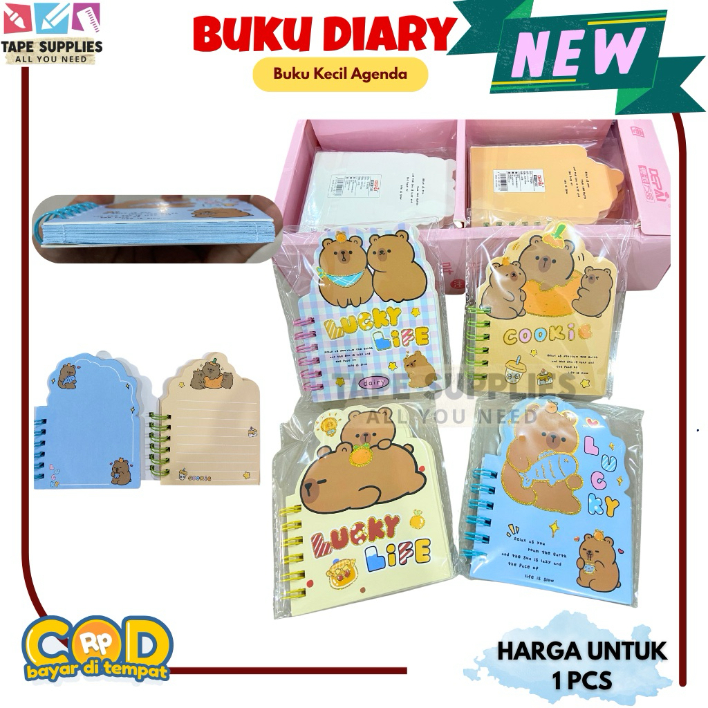 

Buku Pocket Notebook Mini Notepad BUKU SAKU Ring DIARY KECIL ANAK - Buku Catatan Lucu