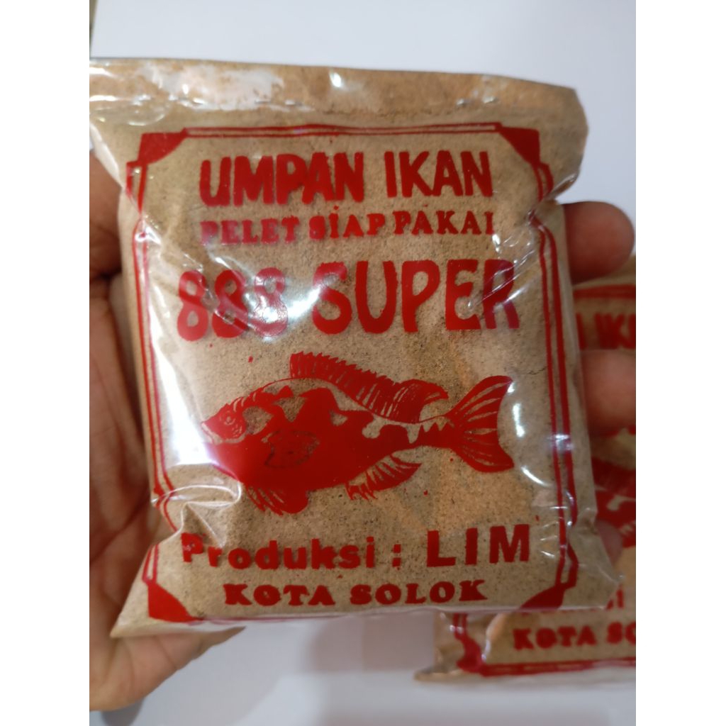 umpan pelet ikan mas solok 888 super
