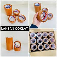 

Uk 45MM - Panjang 50 GULUNG Tape Tip BROWN Lakban 3M Super Perekat Lengket Sisi 1 Bagus Paling Murah Tip COKLAT 5Meter Diameter Sedang/Lengket Banget isolasi/Dua lem isolatip/iso lasi/Solatip/Tempel Mobil Perlengkapan Rumah Karpet serba Guna