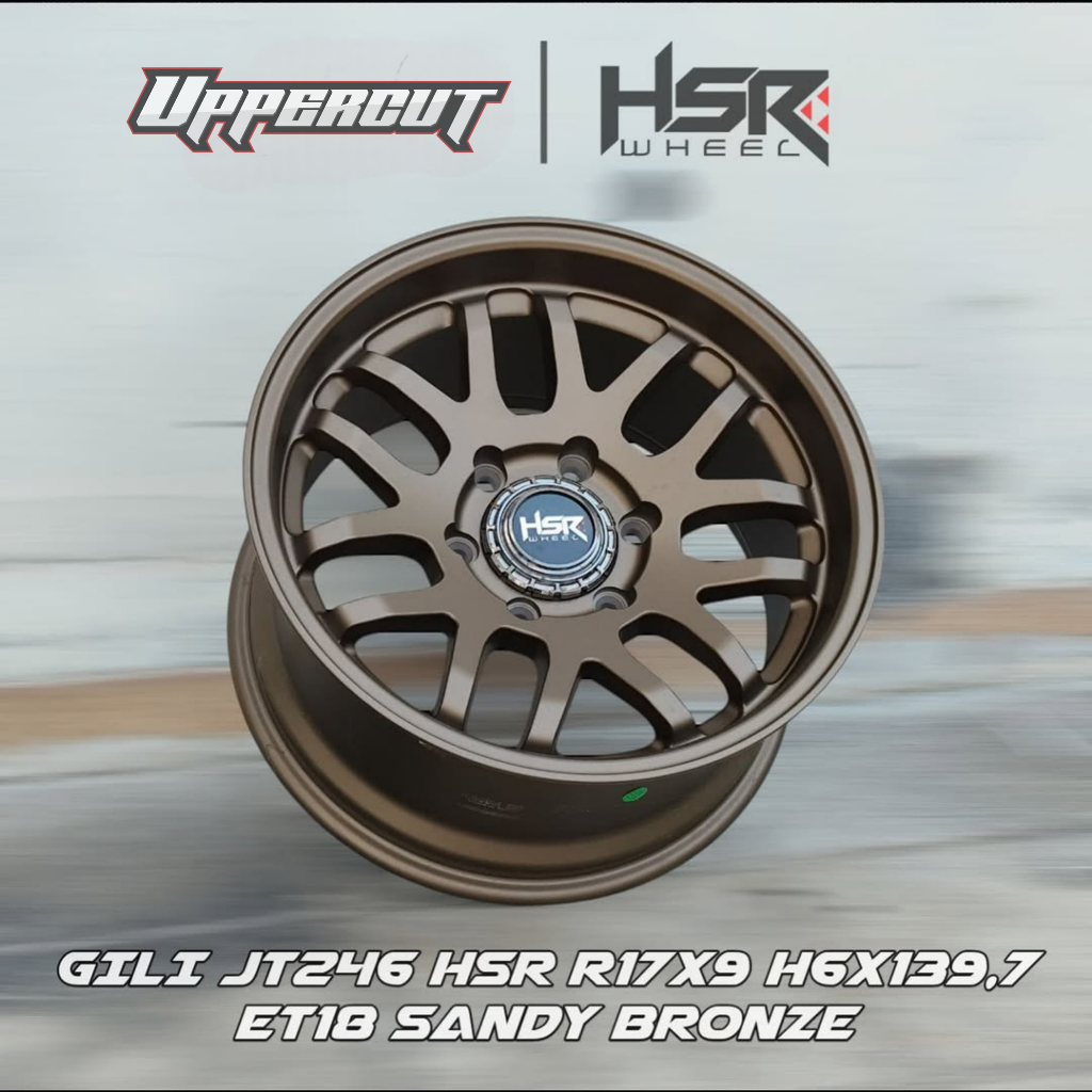 VELG MOBIL HSR GILI RING 17 UNTUK MOBIL TRITON PAJERO FORTUNER HILUX FORD RANGER STRADA