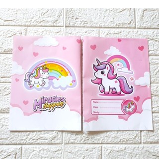 

(ISI 20 LEMBAR) Sampul Buku UNICORN BAHAN TEBAL/ Sampul Fancy karakter (Ukuran Kwarto / Ukuran Sidu)