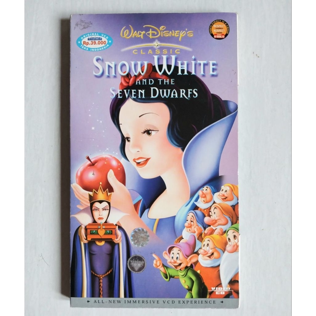 VCD Original - SNOW WHITE AND THE SEVEN DWARFS - PUTRI SALJU