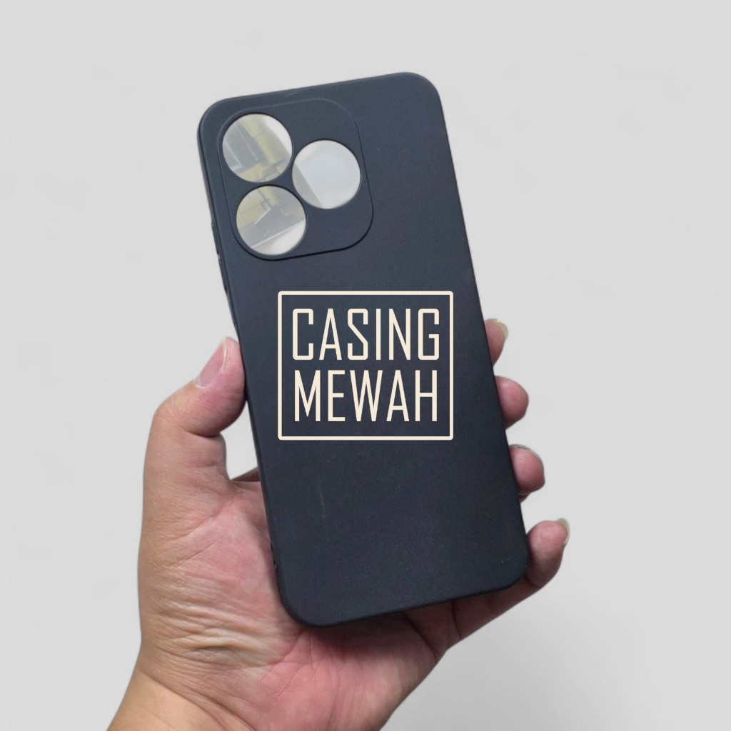 Case Villaon V40S Premium Softcase Macaron Square Warna Hitam Square Edge Casing