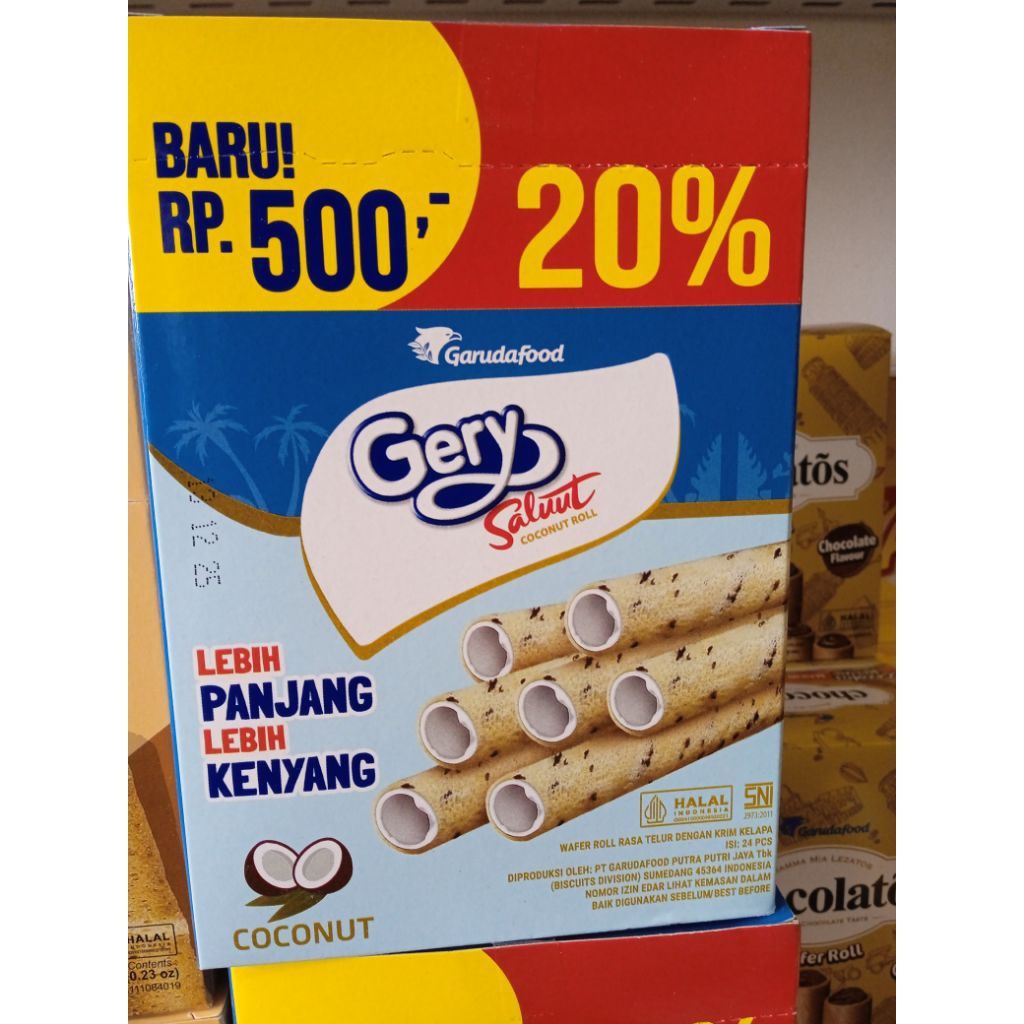 

gery salut coconut roll