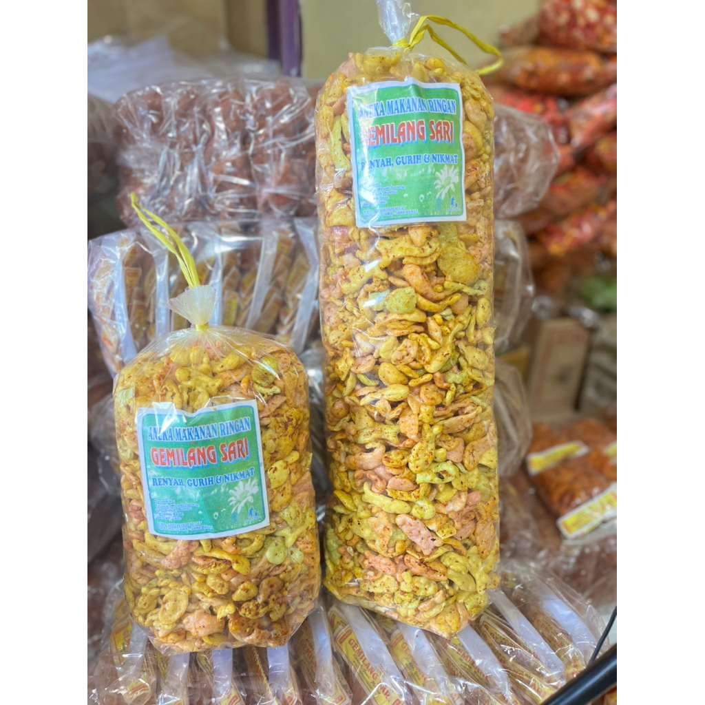 

KERUPUK IKAN RASA KENCUR isi 1kg & 500grm {gemilang sari}