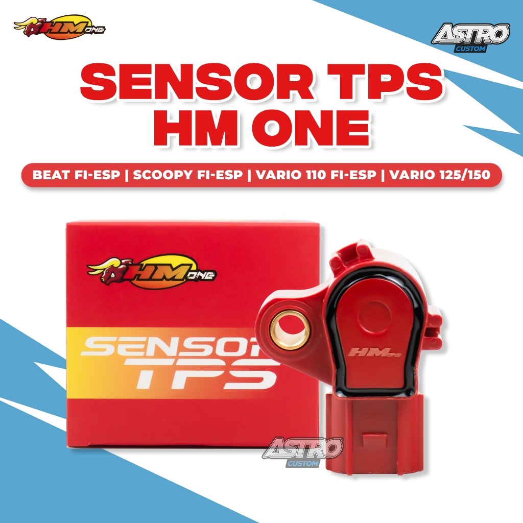 HM ONE Sensor TPS Vario 110 125 150 Beat Scoopy FI ESP Street Pop Supra X 125 Fi Blade Revo Racing