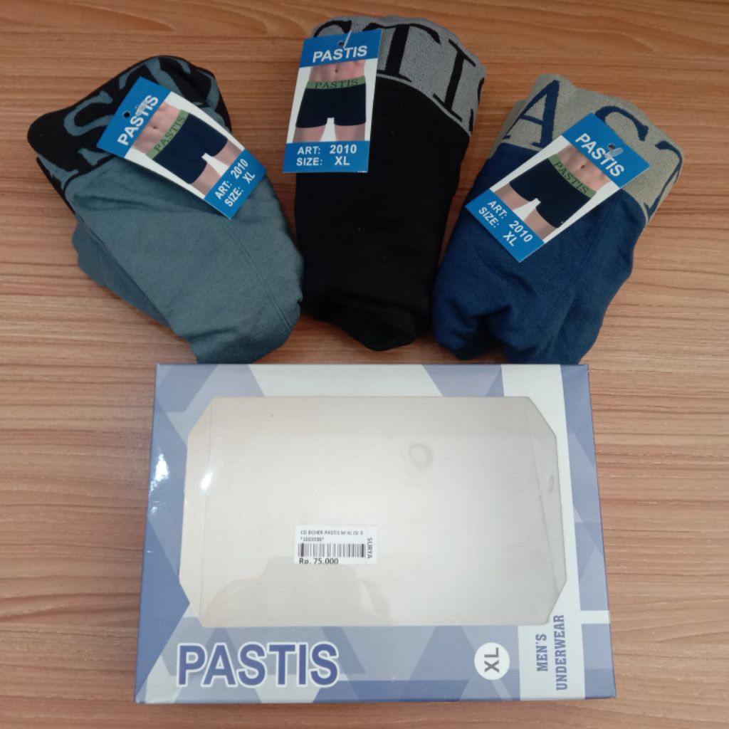 celana dalam boxer Lupo/celana dalam boxer pastis