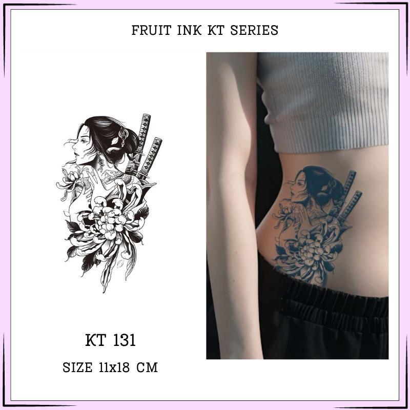 Tato tempel aesthetic PREMIUM TATO FRUIT INK KT-131 tahan lama awet ukuran 11x18 cm tato temporer se