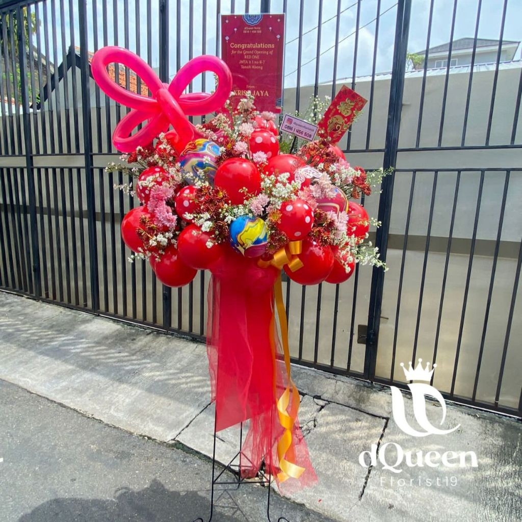 Standing flowers bunga hidup congratulations congrats selamat dan sukses  dukacita pembukaan toko