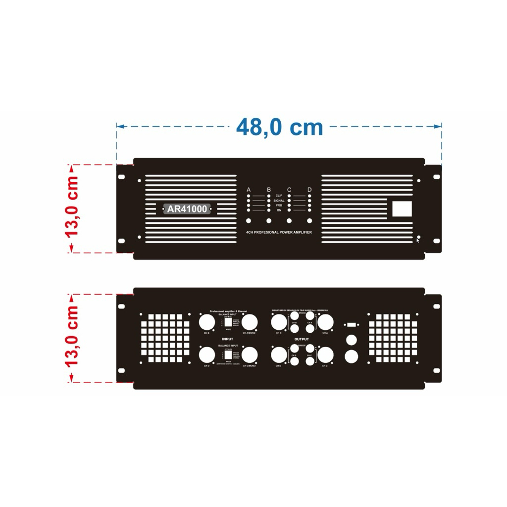 PLAT POWER 3u 4chanel. GRATIS CUSTOM NAMA