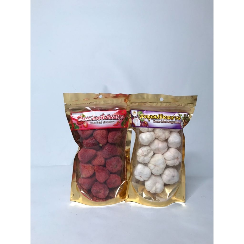 

Freeze Dried Strawberry & Mangosteen Buah Kering Original Thailand