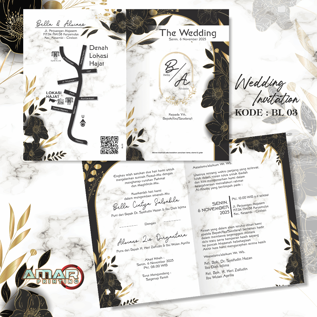 UNDANGAN MEWAH HARGA MURAH KUALITAS MAXIMAL, DI CETAK DENGAN MESIN OFFSET BUKAN PRINT