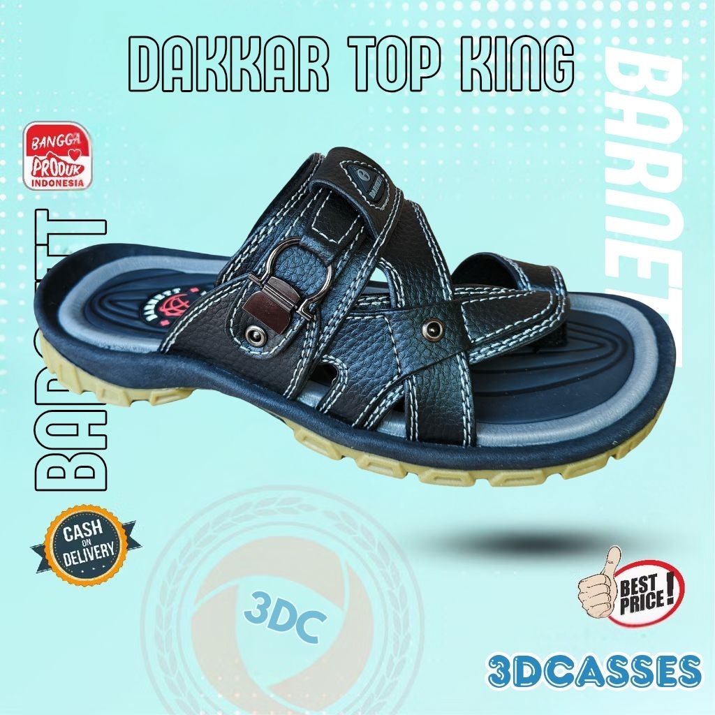 Barnett DAKKAR TOP KING - Sandal Fashion Casual Pria Dewasa Barnett Original