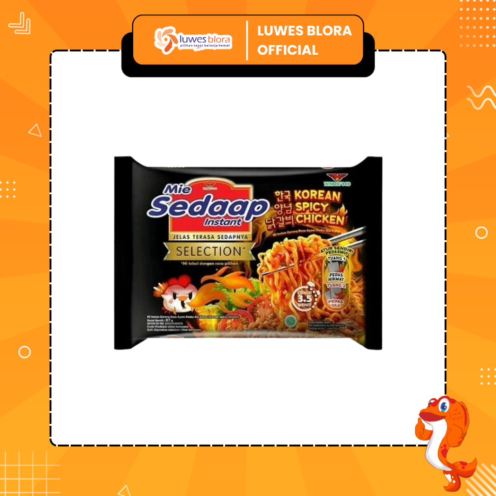 

Mie Sedaap Selection Korean Spicy Chicken 87g