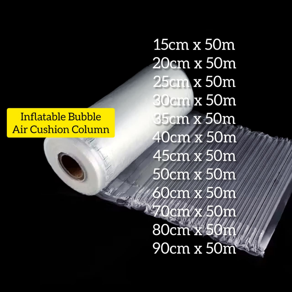 

Inflatable Air Bubble/ cushion Column Bubble Wrap Ukuran 50m