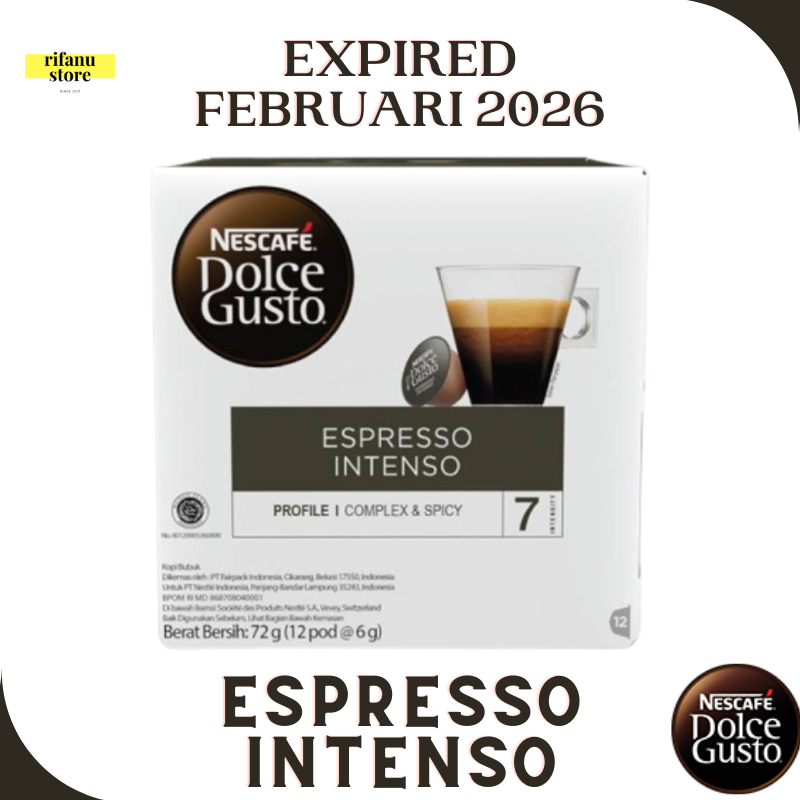 

Nescafe Dolce Gusto Capsule Espresso Intenso NDG 1 Box Original