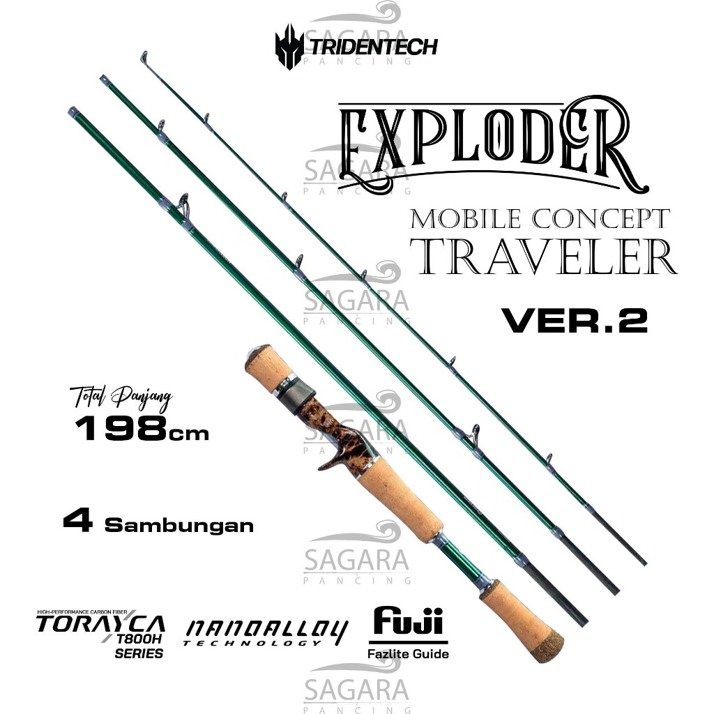 Joran Tridentech Exploder | Travel ROD Tridentech | Joran Casting Joran Light