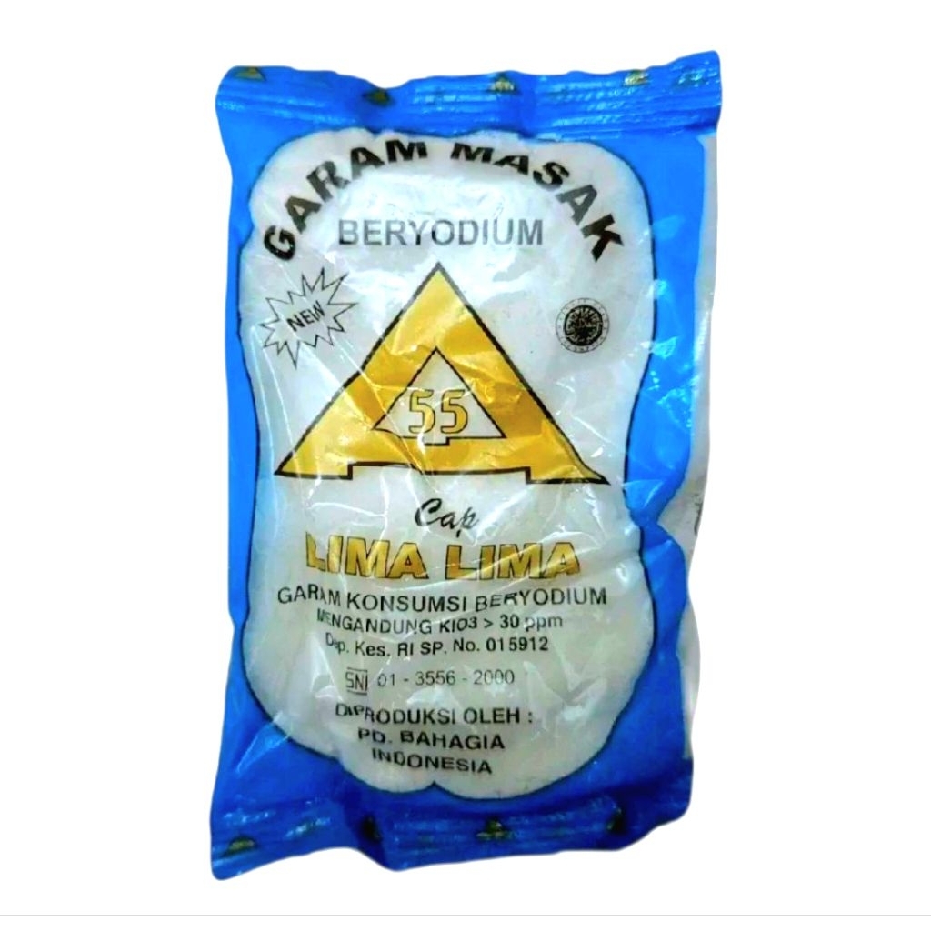 

1 bungkus garam masak / garam dapur beryodium 100 gr
