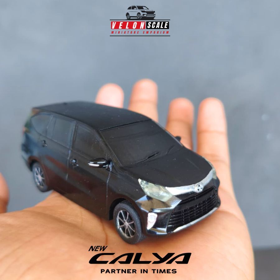 Diecast Mobil LCGC Toyota Calya 2017 Skala 1:43 Miniatur Toyota Calya 2017. Gratis Custom Platnomor