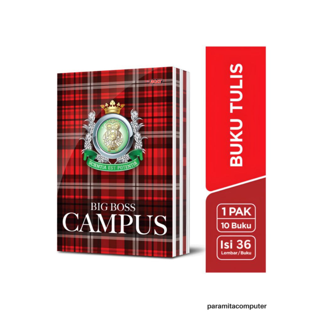 

Buku Tulis Campus BIG BOSS 36 Lembar (1 pak/10 buku)