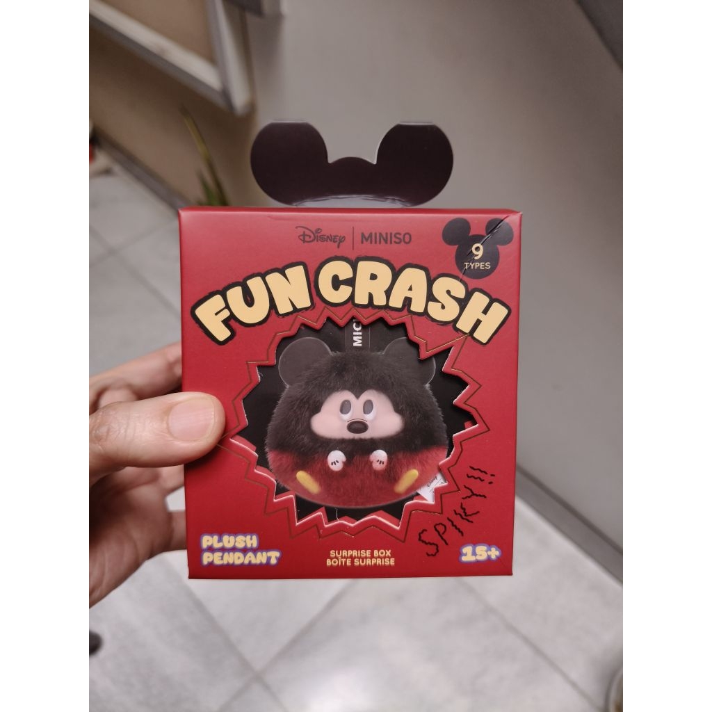 Blind Box Disney x Miniso Mickey Fun Crash Plush Pendant - Random
