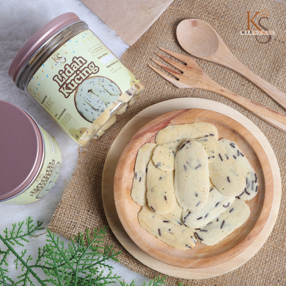 

KisKukis - Lidah Kucing Kue Kering Parcel Lebaran Natal Imlek Ramadhan Idul Fitri Bingkisan Roti