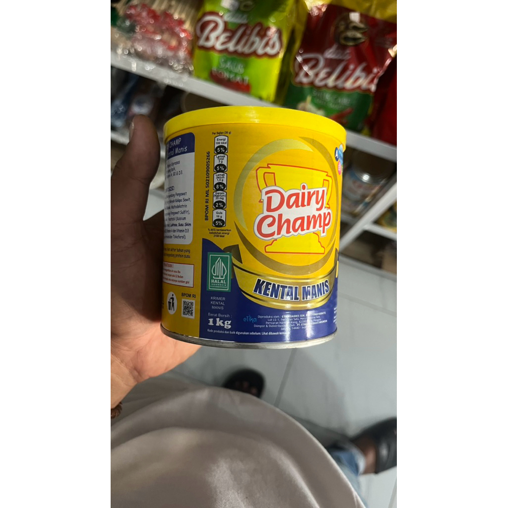 

SUSU KENTAL MANIS DAIRY CHAMP 1 kg