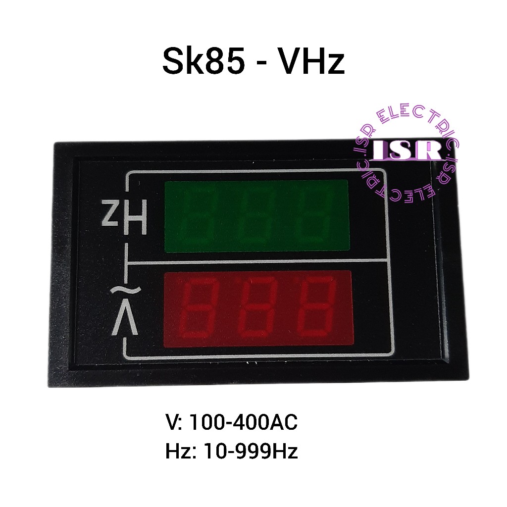 voltmeter volt meter digital ac Sk85 - VHz AC 100-400AC ,HZ-10-999Hz