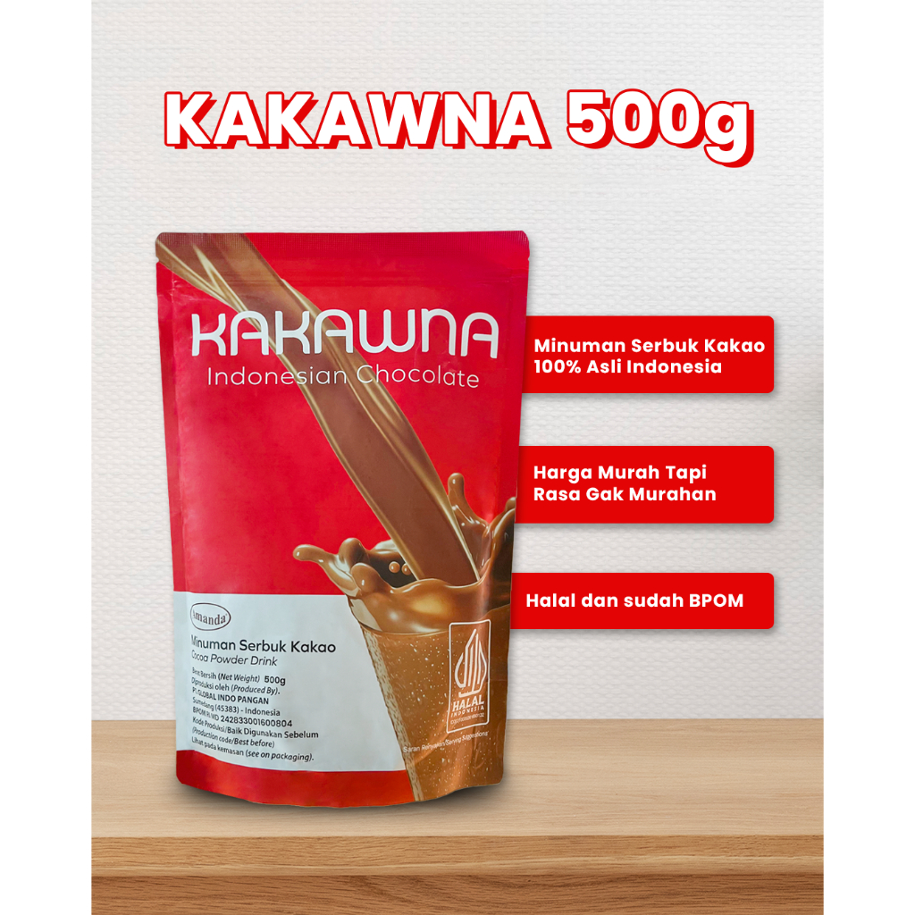 

Kakawna - Minuman Serbuk Kakao 500gr