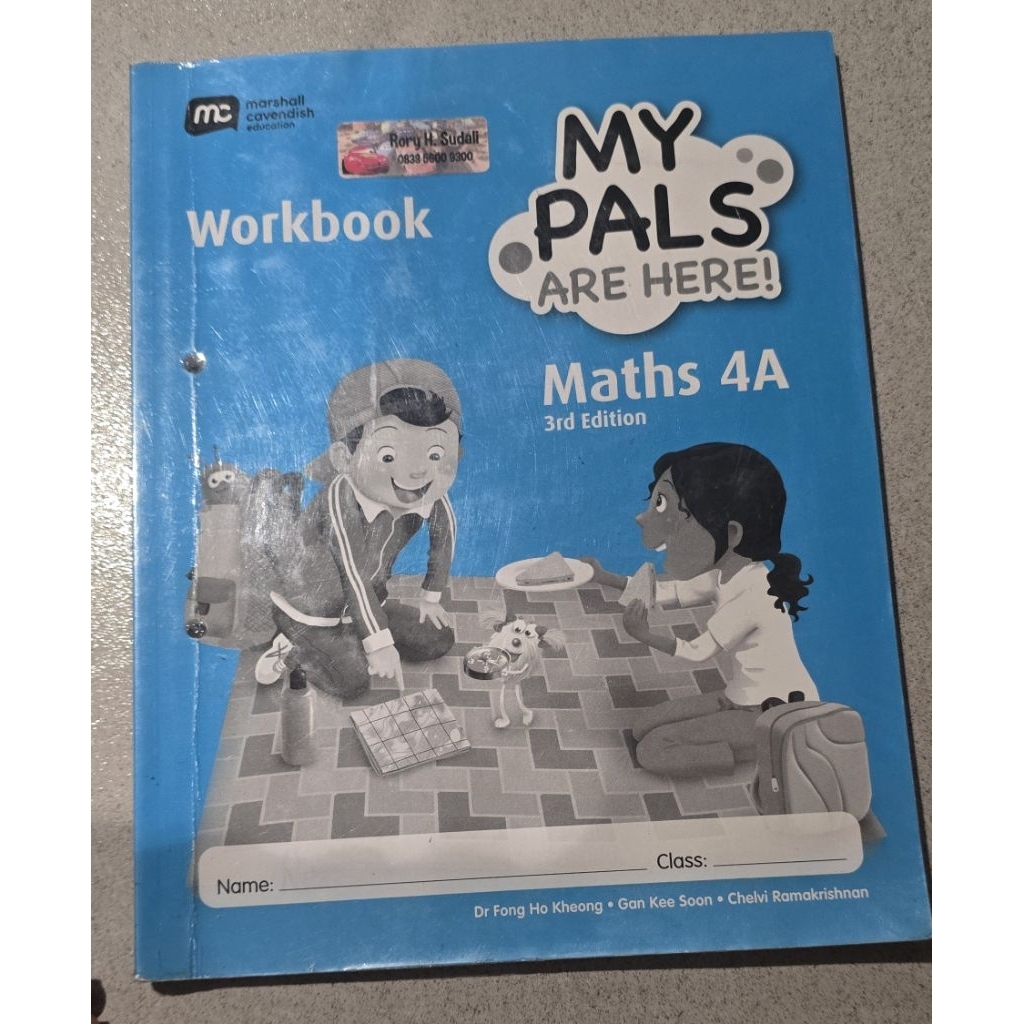 MATH BOOK MY PALS 4A WORKBOOK - MARSHALL CAVENDISH EDUCATION