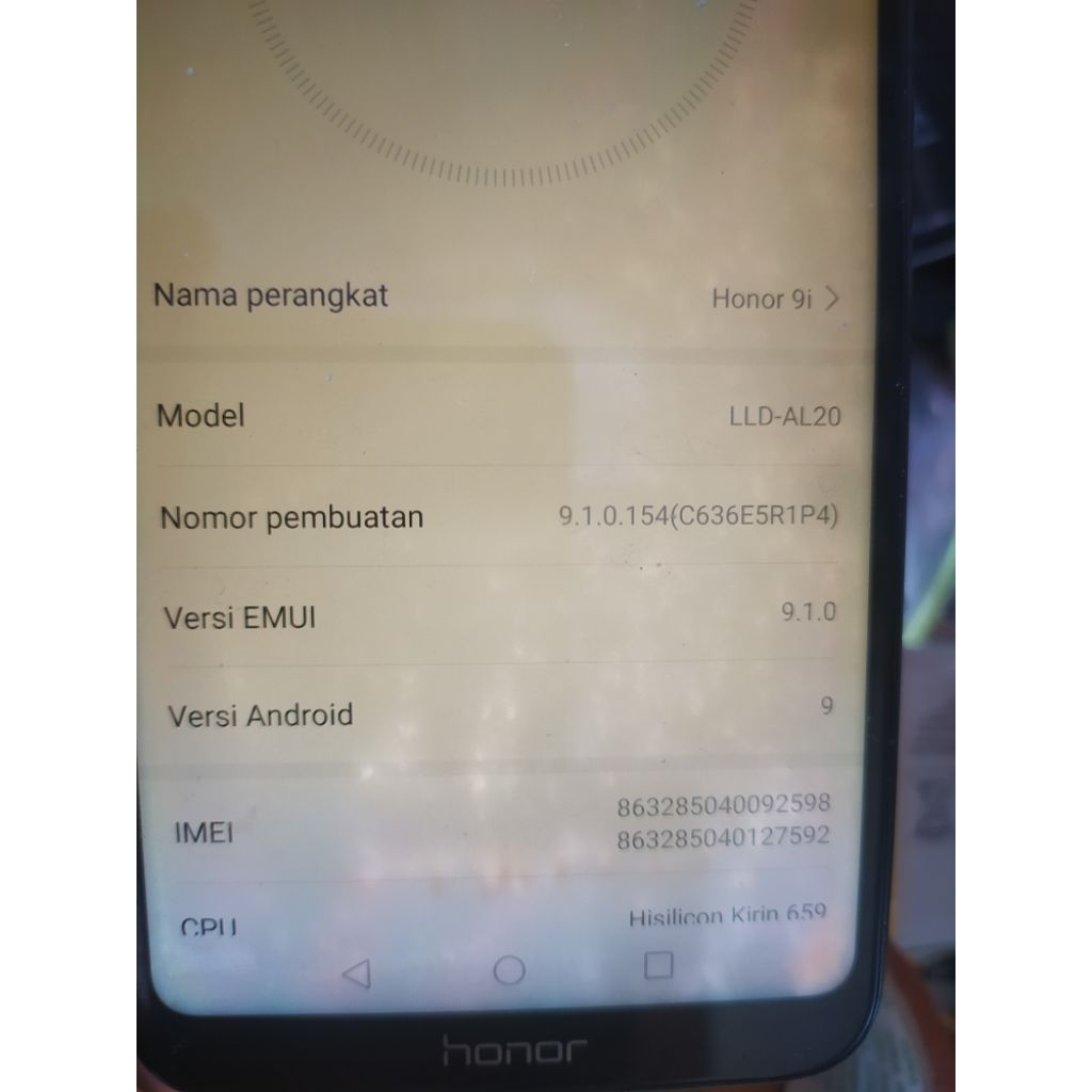 mesin honor 9n (9i) LLD-AL20 3/32