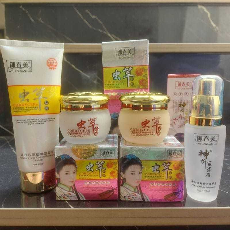 Yu Chun Mei Cordycheps Original Cream Malam & Siang-day cream-night cream-bpom-Yu Chun Mei-Cordychep